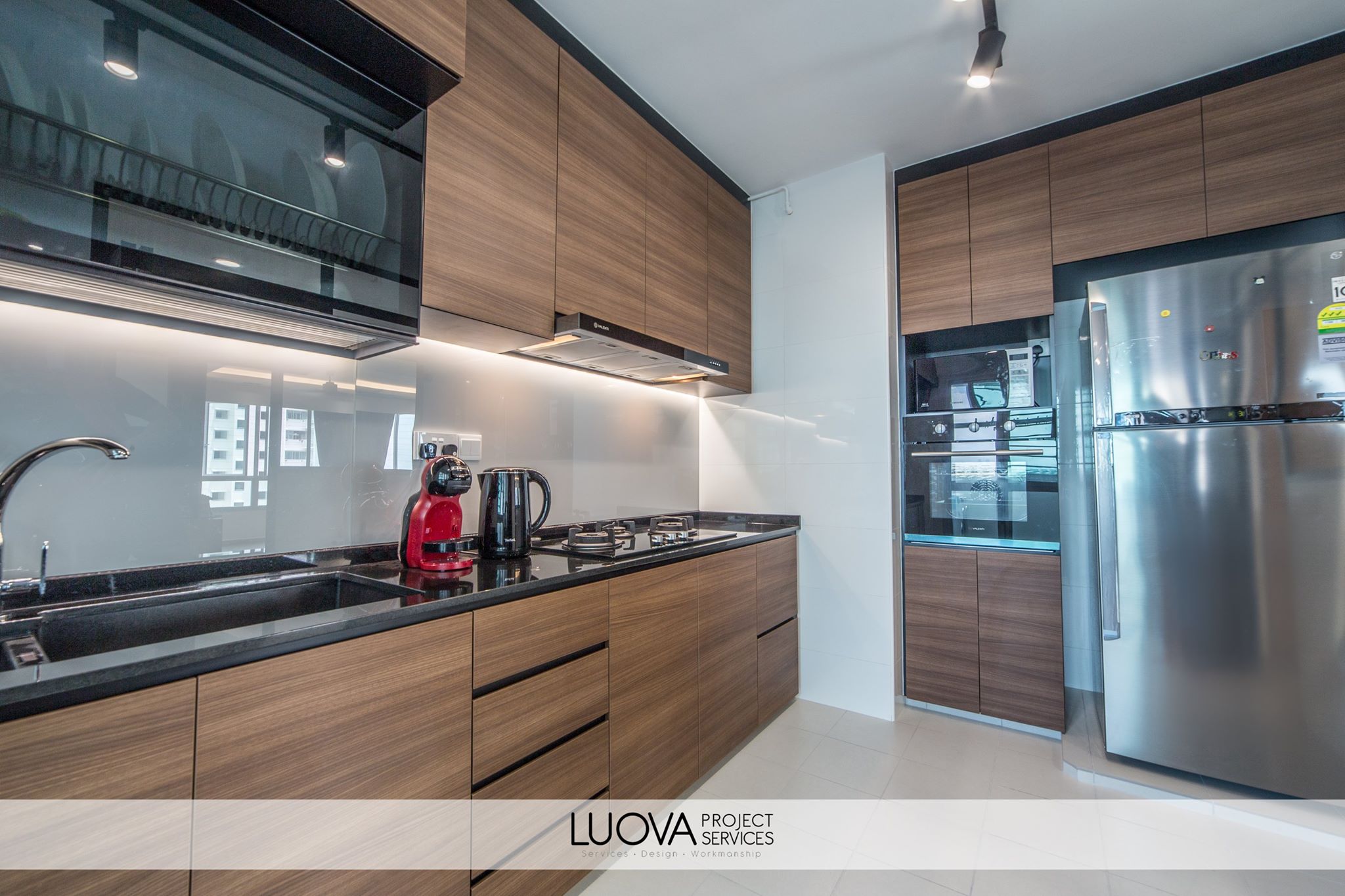 Resort Design - Kitchen - HDB 5 Room - Design by Luova Project Services