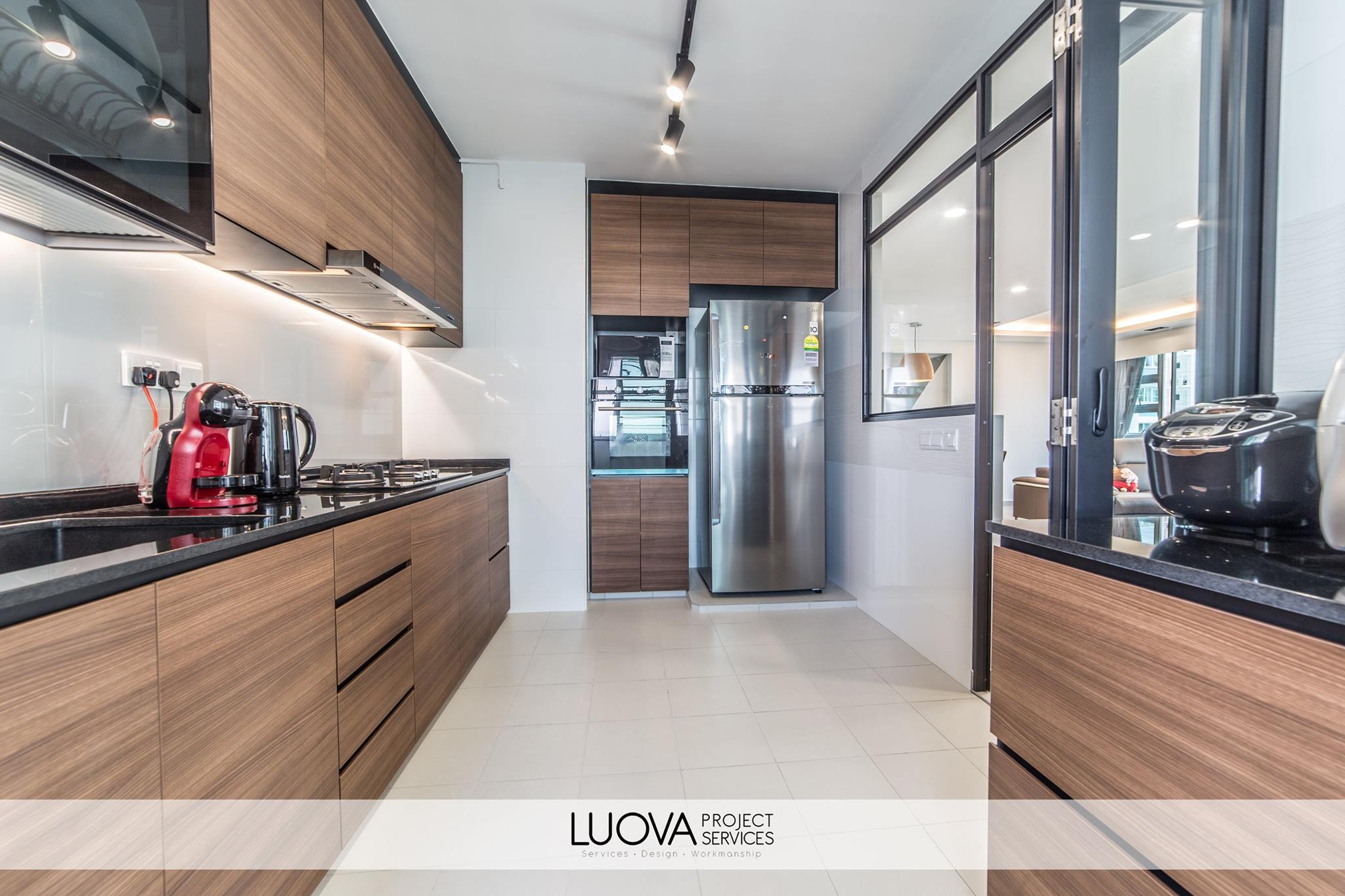 Resort Design - Kitchen - HDB 5 Room - Design by Luova Project Services