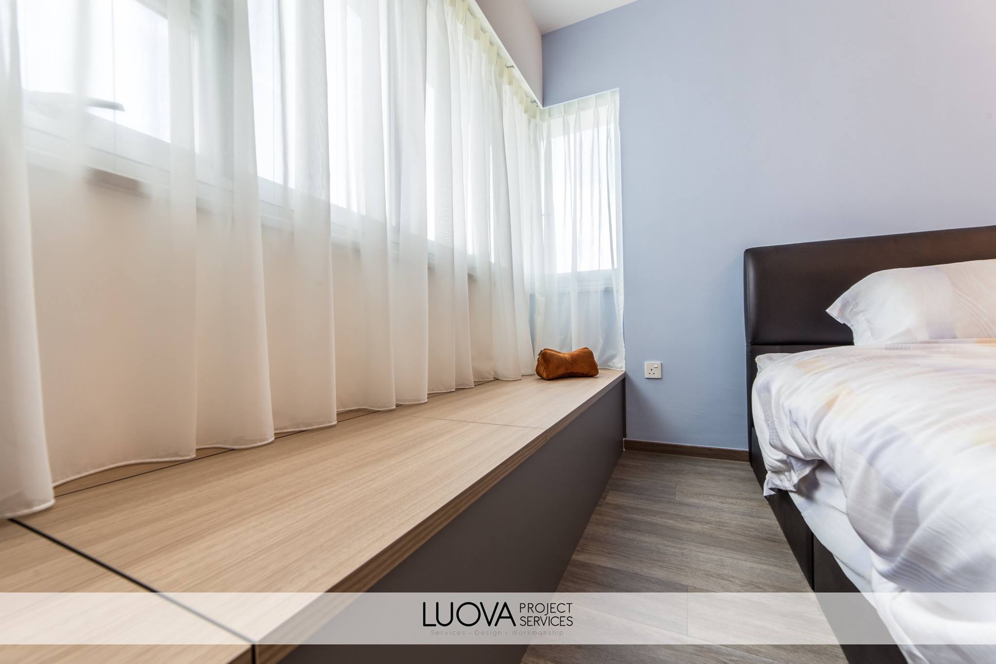 Resort Design - Bedroom - HDB 5 Room - Design by Luova Project Services
