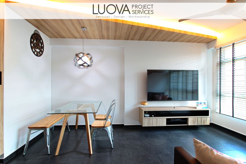 Scandinavian Design - Living Room - HDB 4 Room - Design by Luova Project Services