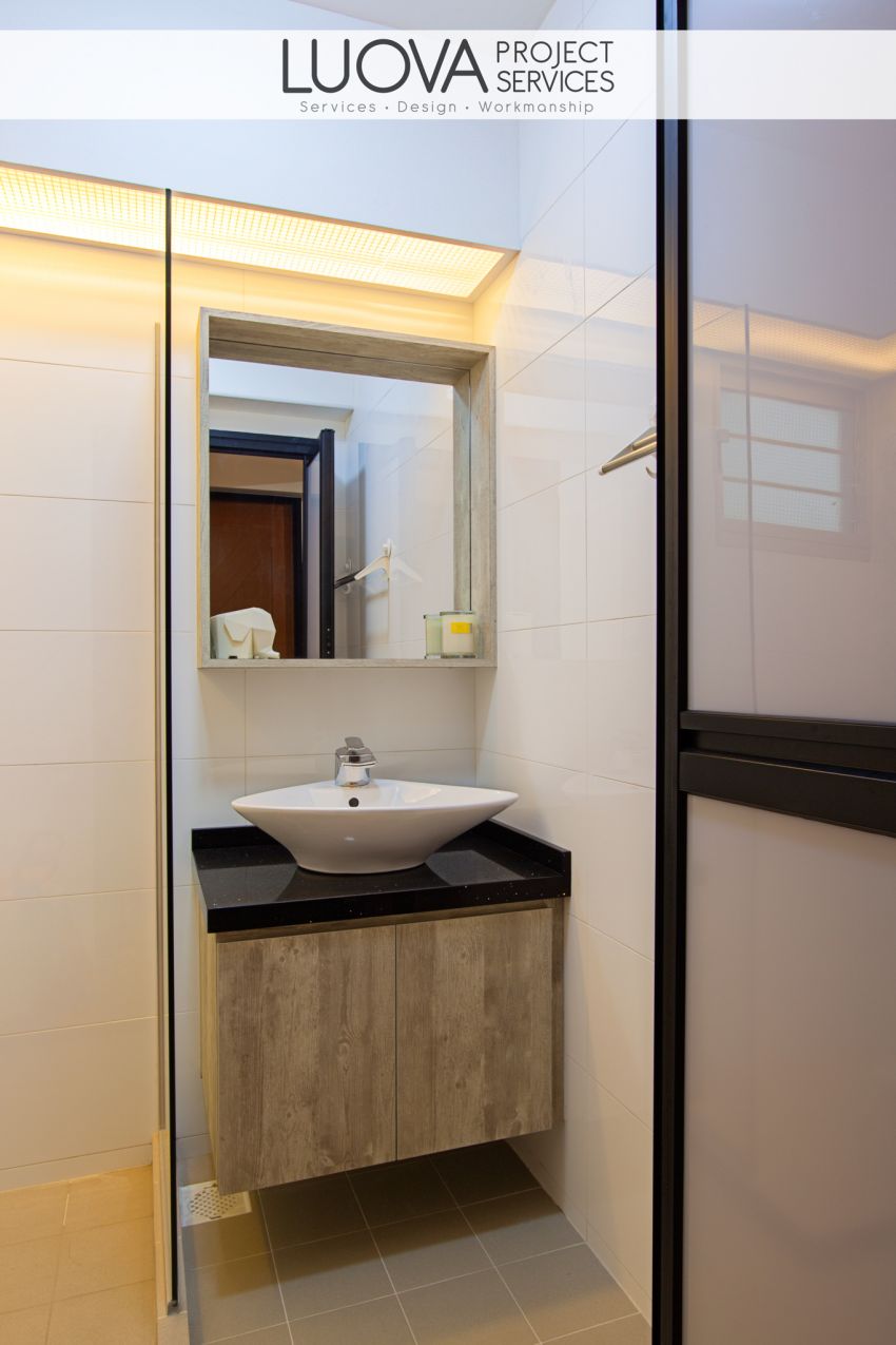 Scandinavian Design - Bathroom - HDB 4 Room - Design by Luova Project Services