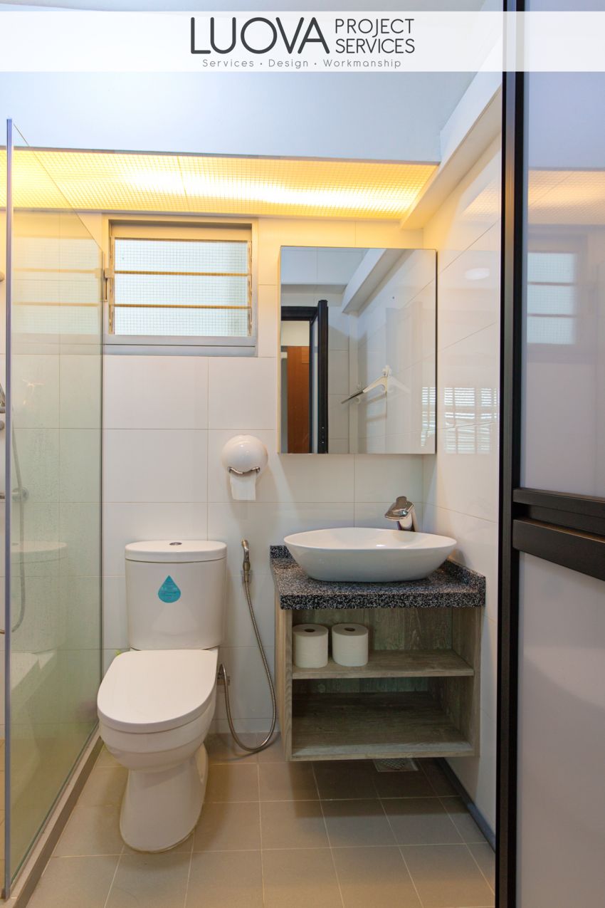 Scandinavian Design - Bathroom - HDB 4 Room - Design by Luova Project Services