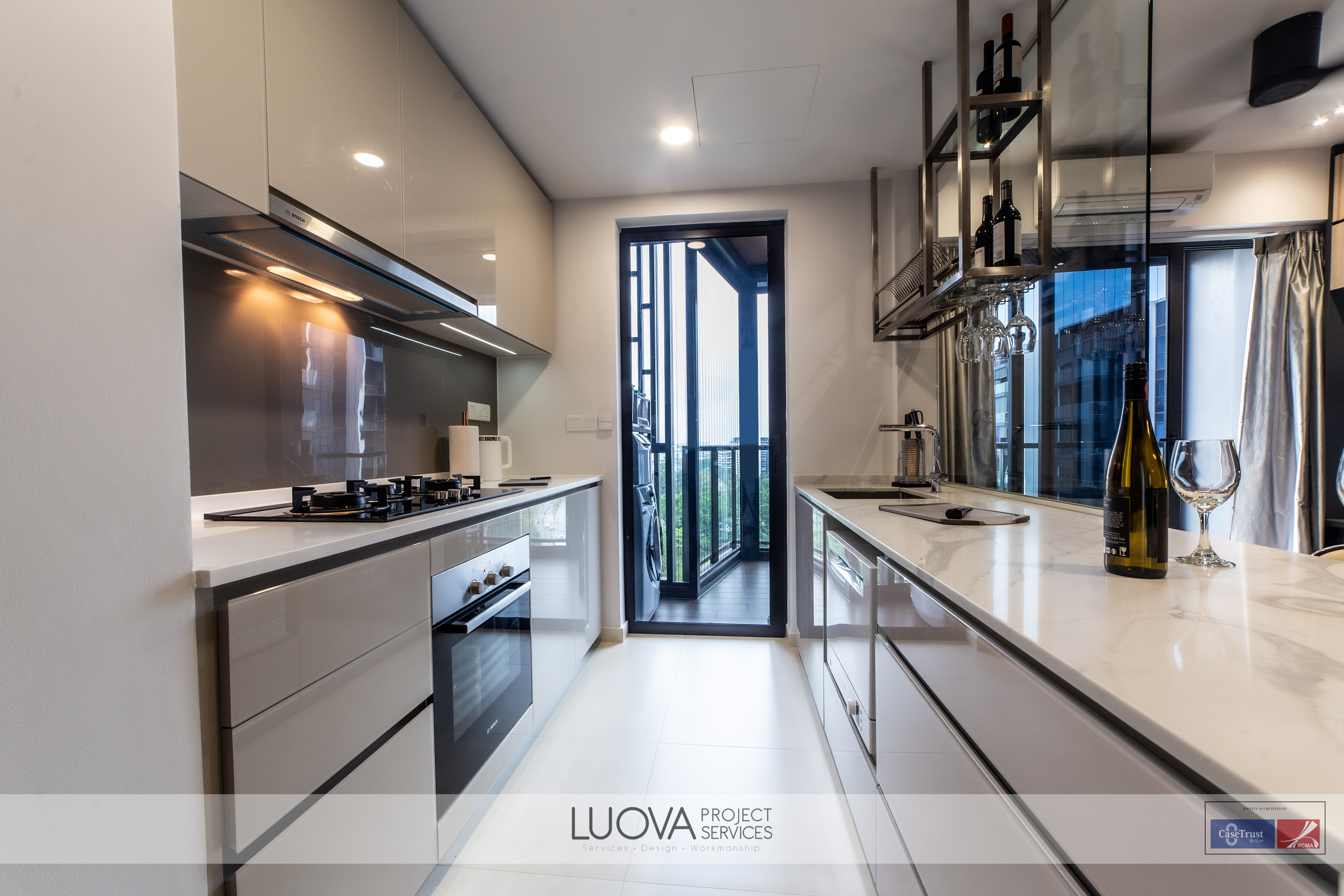 Modern Design - Kitchen - HDB 3 Room - Design by Luova Project Services