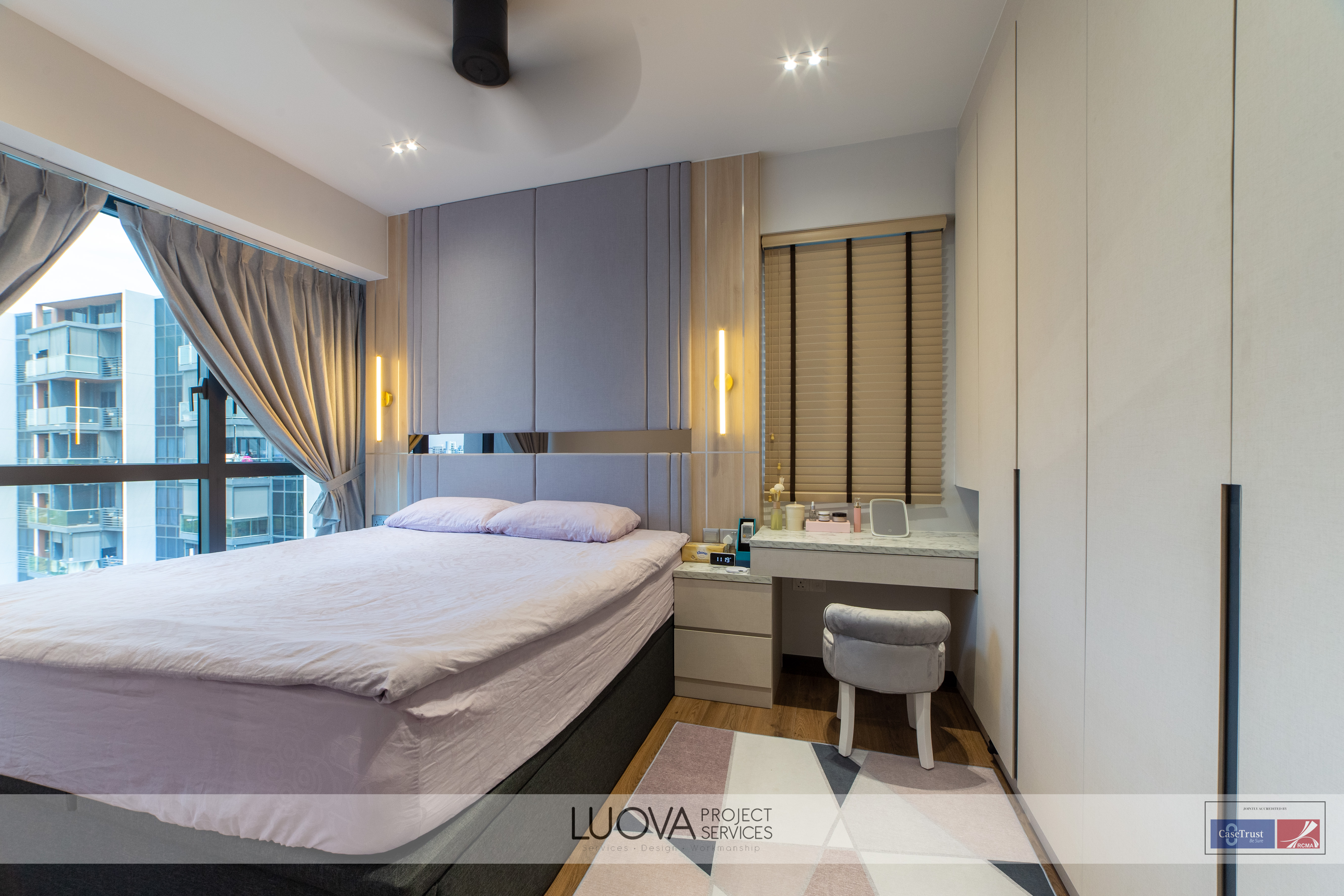 Modern Design - Bedroom - HDB 3 Room - Design by Luova Project Services