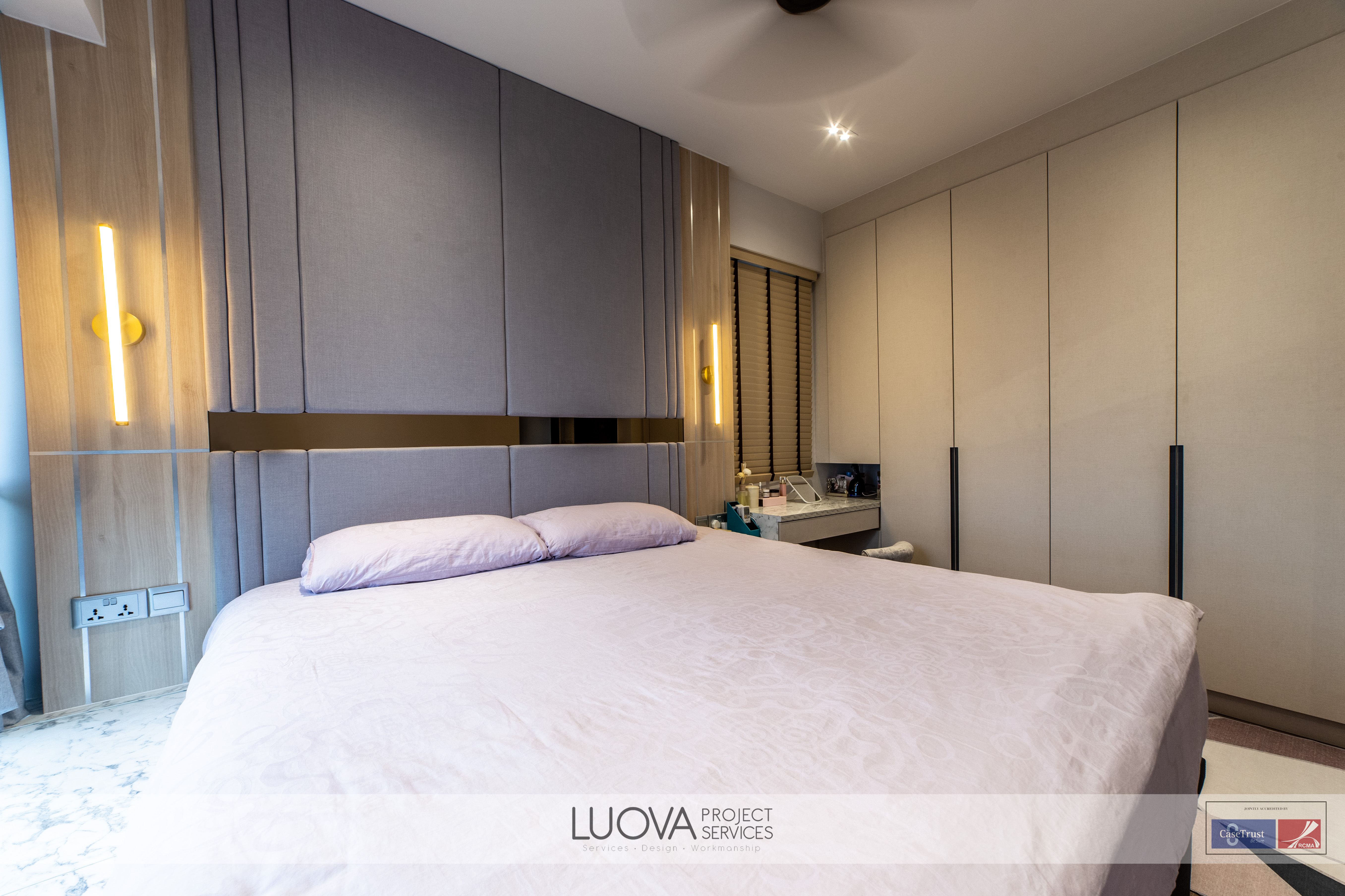 Modern Design - Bedroom - HDB 3 Room - Design by Luova Project Services