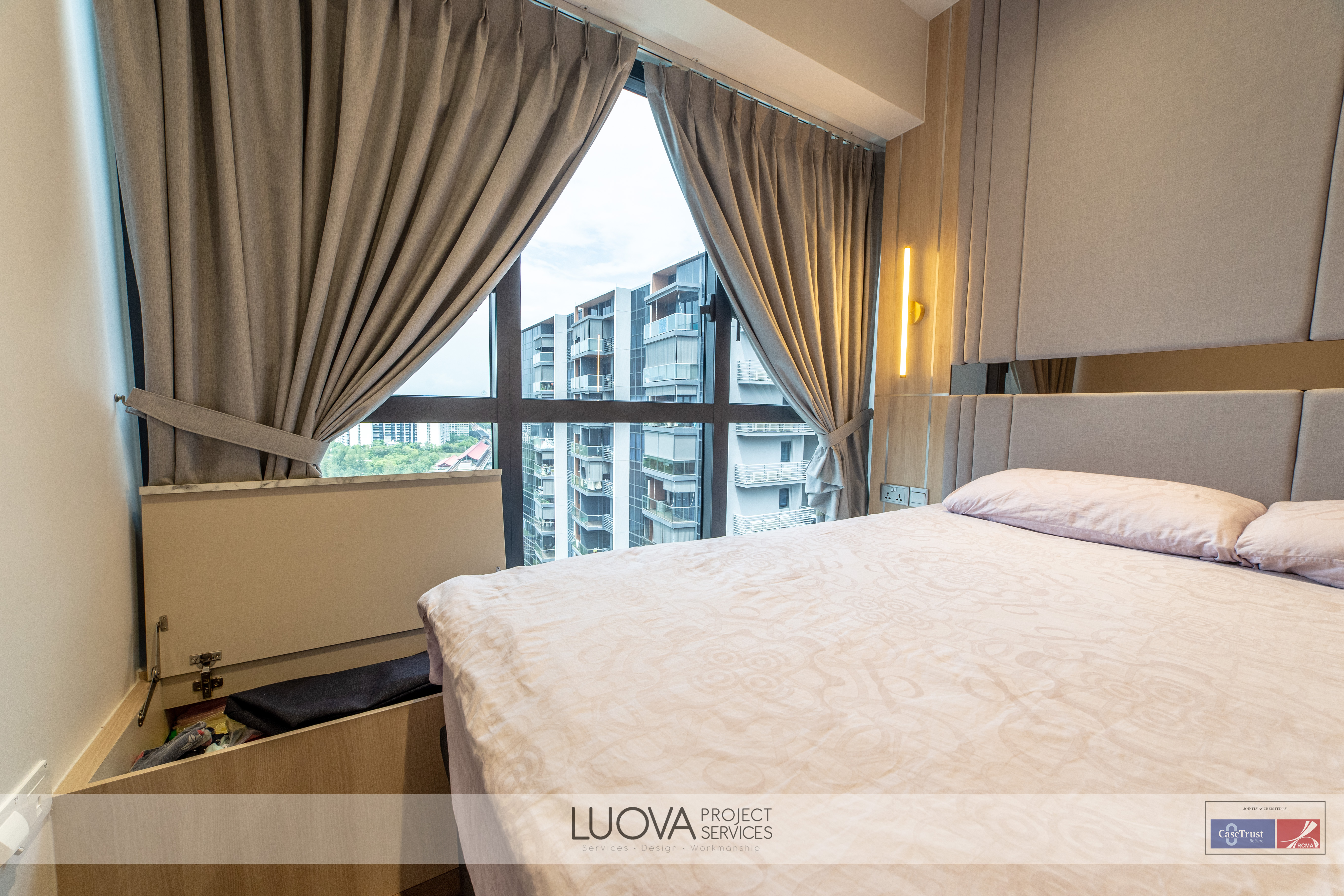 Modern Design - Bedroom - HDB 3 Room - Design by Luova Project Services