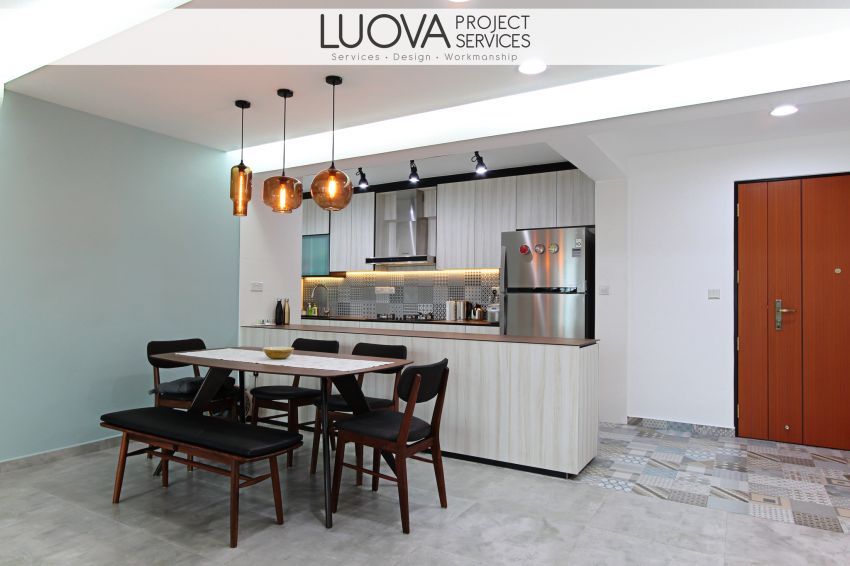 Eclectic, Scandinavian Design - Dining Room - HDB 5 Room - Design by Luova Project Services