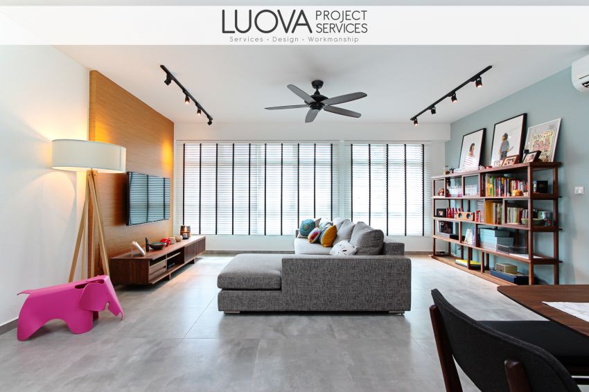 Eclectic, Scandinavian Design - Living Room - HDB 5 Room - Design by Luova Project Services