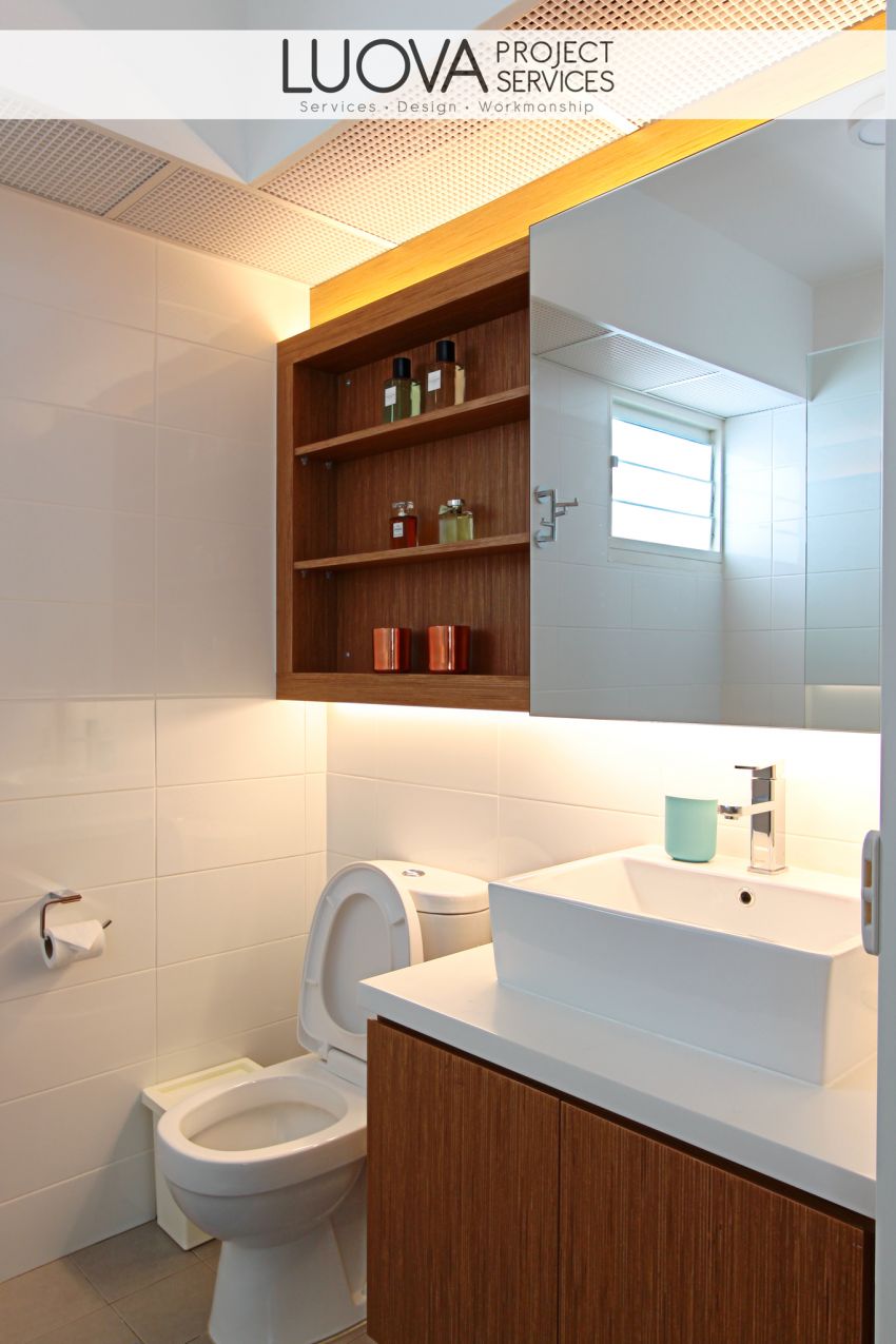 Eclectic, Scandinavian Design - Bathroom - HDB 5 Room - Design by Luova Project Services