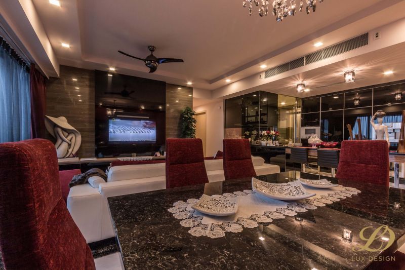Classical, Modern Design - Living Room - Condominium - Design by Lux Design Pte Ltd