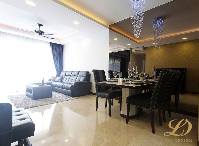 Classical, Contemporary, Modern Design - Living Room - Condominium - Design by Lux Design Pte Ltd