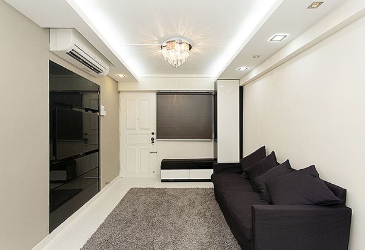 Contemporary, Modern Design - Living Room - HDB 3 Room - Design by Lux Design Pte Ltd