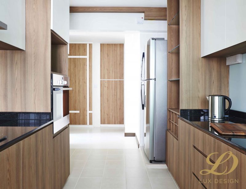 Contemporary, Modern, Scandinavian Design - Kitchen - HDB 4 Room - Design by Lux Design Pte Ltd