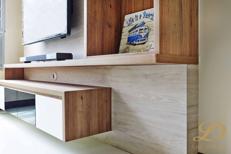Contemporary, Modern, Scandinavian Design - Living Room - HDB 4 Room - Design by Lux Design Pte Ltd