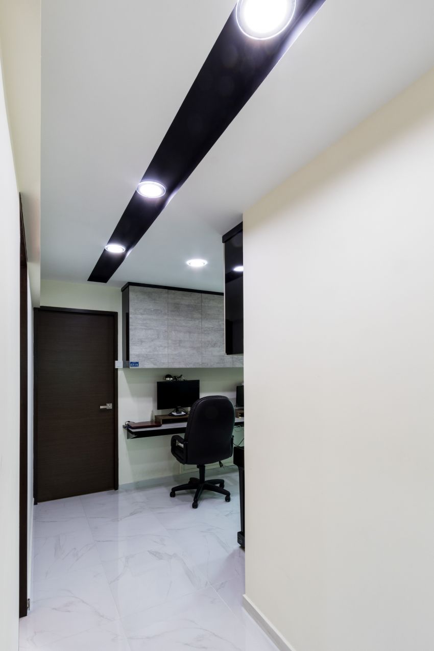 Modern Design - Study Room - HDB 5 Room - Design by Lux Design Pte Ltd