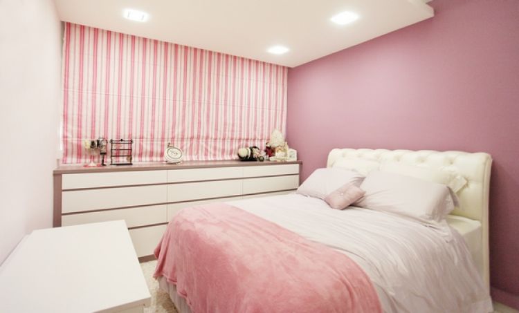 Contemporary, Modern Design - Bedroom - HDB 4 Room - Design by Lux Design Pte Ltd