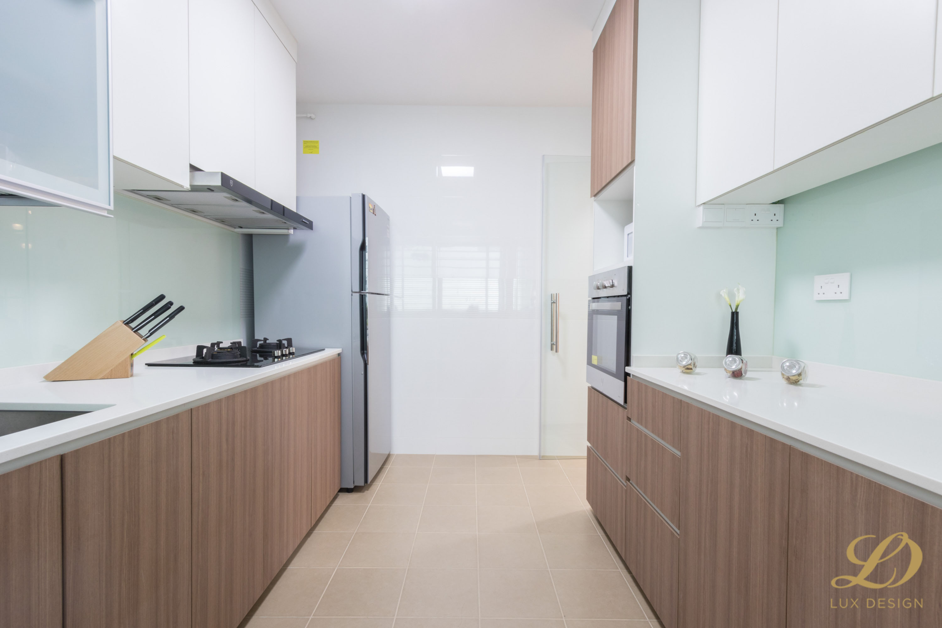 Scandinavian Design - Kitchen - HDB 4 Room - Design by Lux Design Pte Ltd