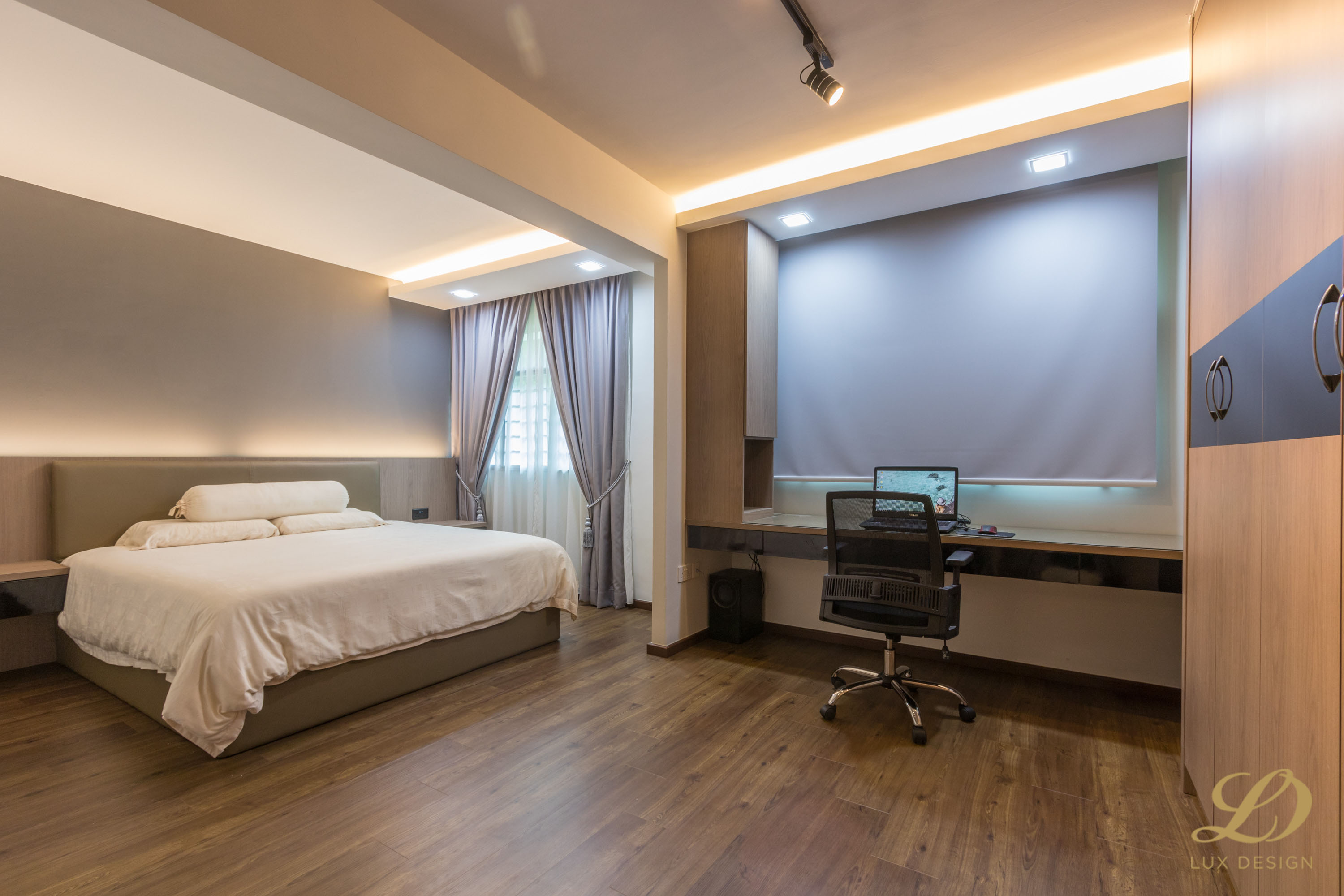 Scandinavian Design - Bedroom - HDB 4 Room - Design by Lux Design Pte Ltd