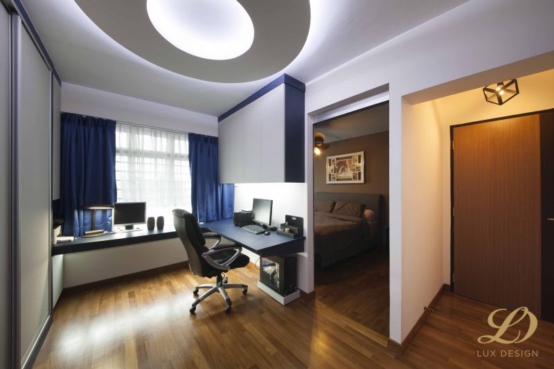 Contemporary Design - Bedroom - HDB 5 Room - Design by Lux Design Pte Ltd