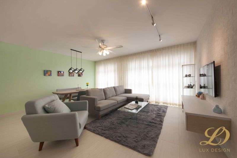 Contemporary, Scandinavian Design - Living Room - HDB 5 Room - Design by Lux Design Pte Ltd