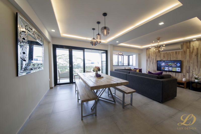 Contemporary, Modern Design - Dining Room - Condominium - Design by Lux Design Pte Ltd