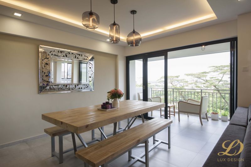 Contemporary, Modern Design - Dining Room - Condominium - Design by Lux Design Pte Ltd