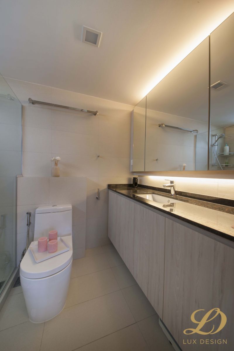 Contemporary, Modern Design - Bathroom - Condominium - Design by Lux Design Pte Ltd
