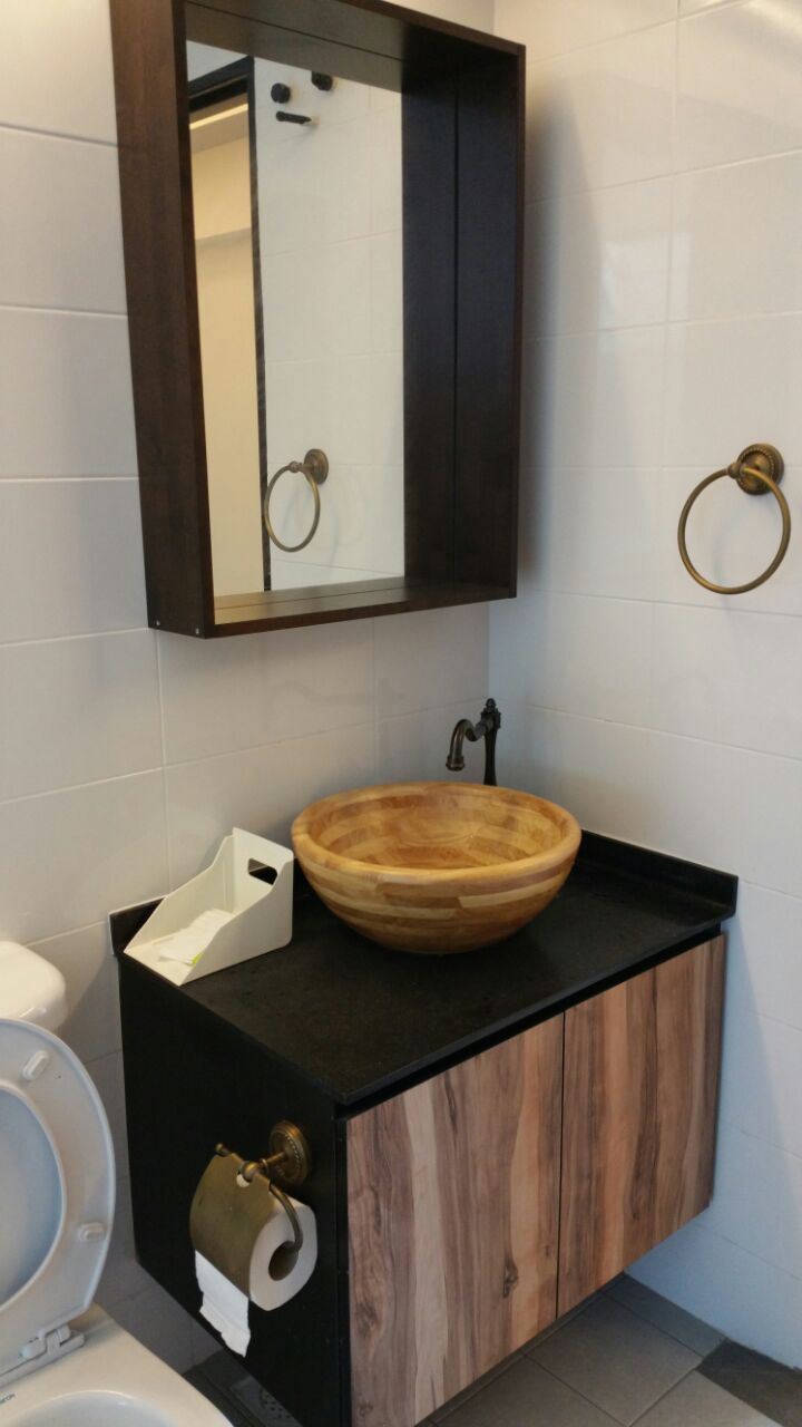 Industrial, Modern, Resort Design - Bathroom - HDB 5 Room - Design by Luxurious Design Pte Ltd