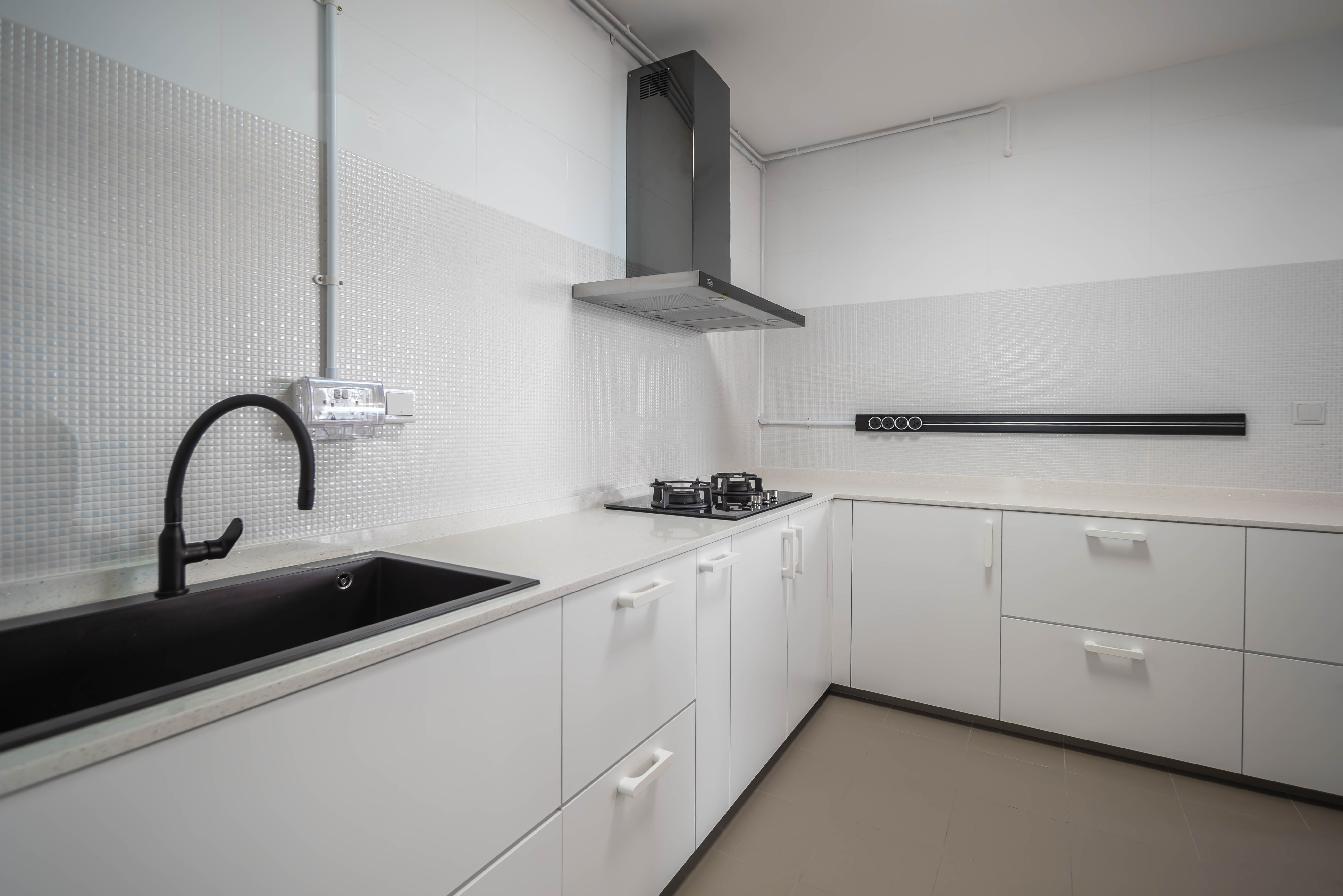 Minimalist, Scandinavian Design - Kitchen - HDB 4 Room - Design by Luxurious Design Pte Ltd