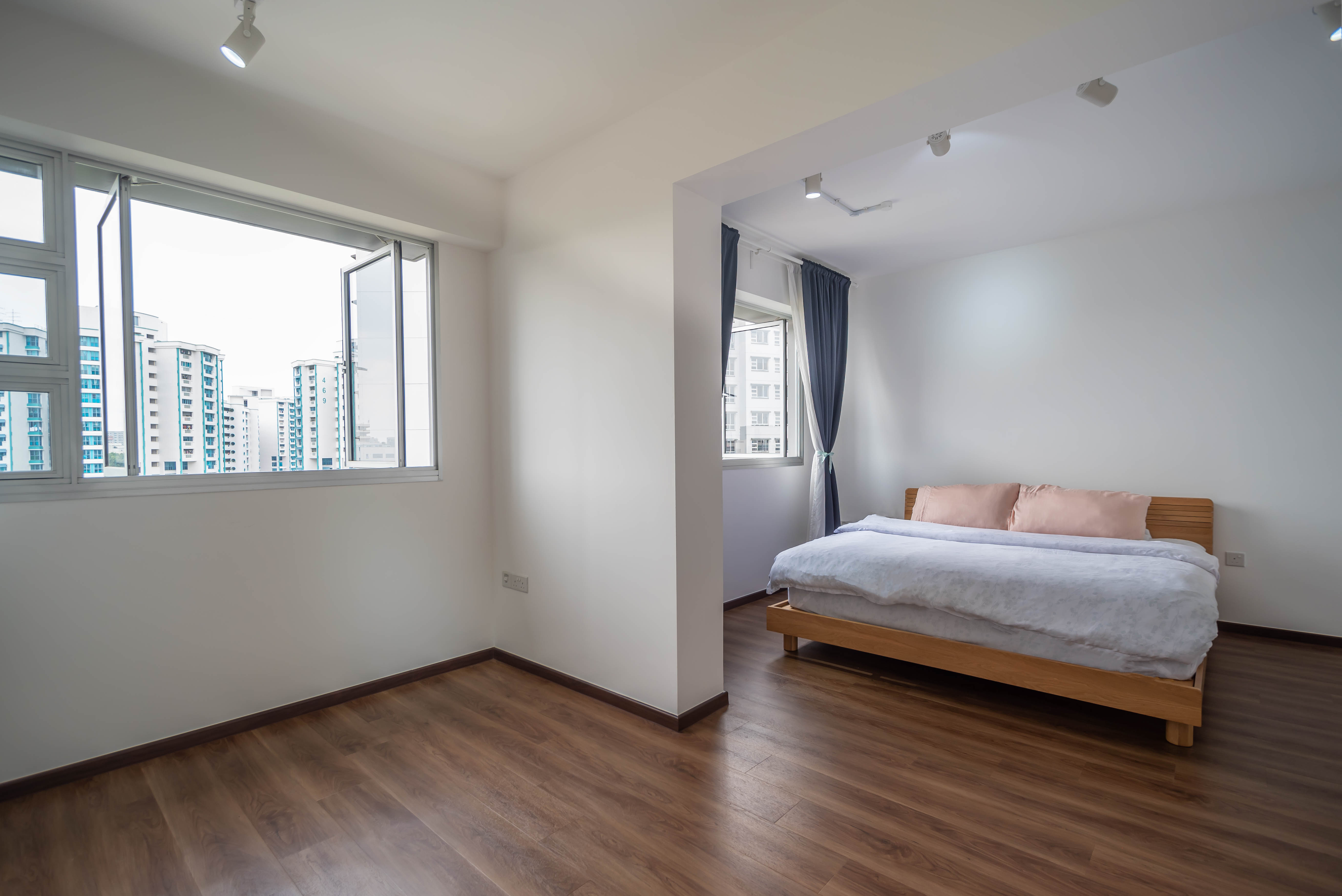 Minimalist, Scandinavian Design - Bedroom - HDB 4 Room - Design by Luxurious Design Pte Ltd