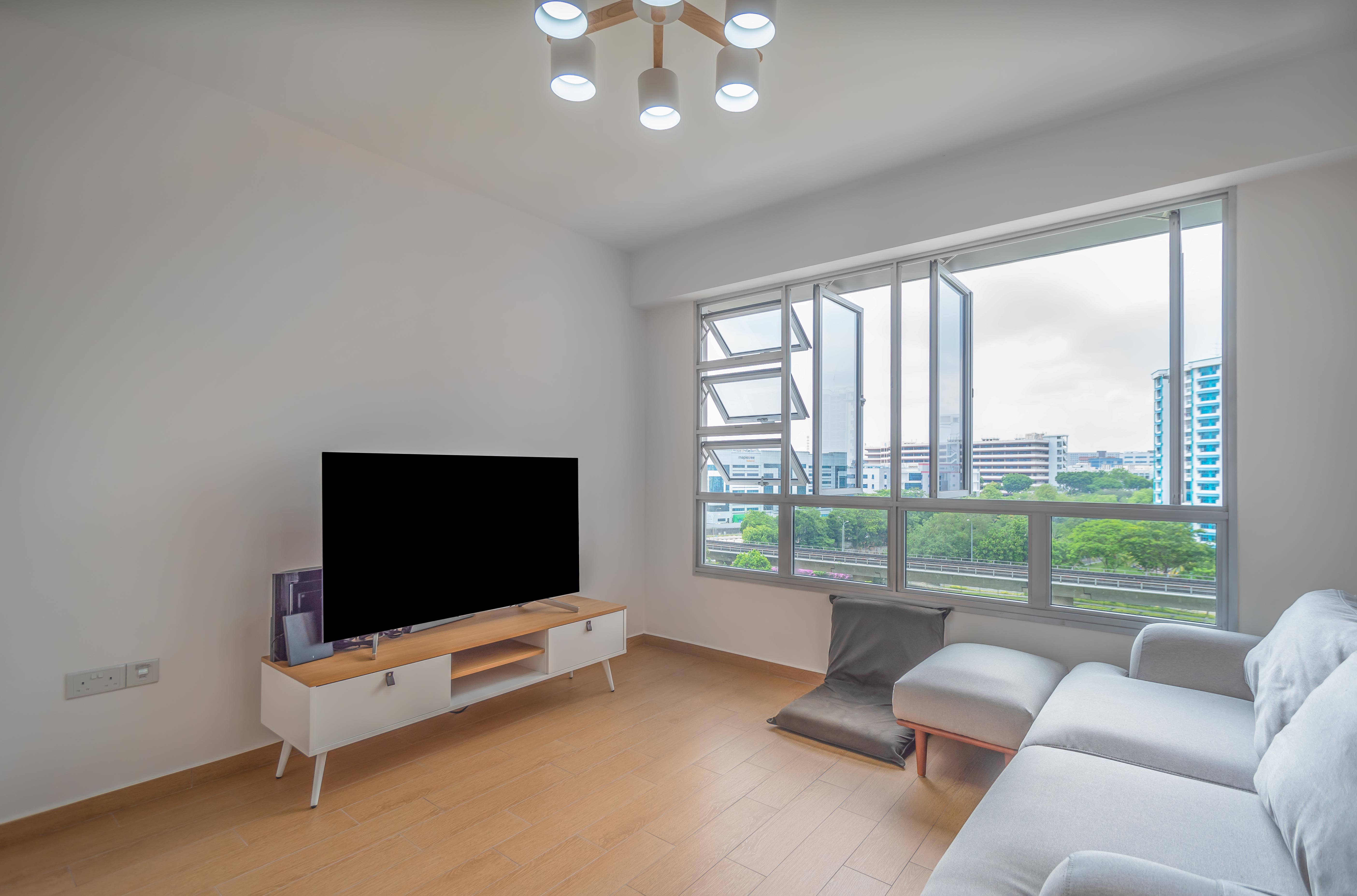 Minimalist, Scandinavian Design - Living Room - HDB 4 Room - Design by Luxurious Design Pte Ltd