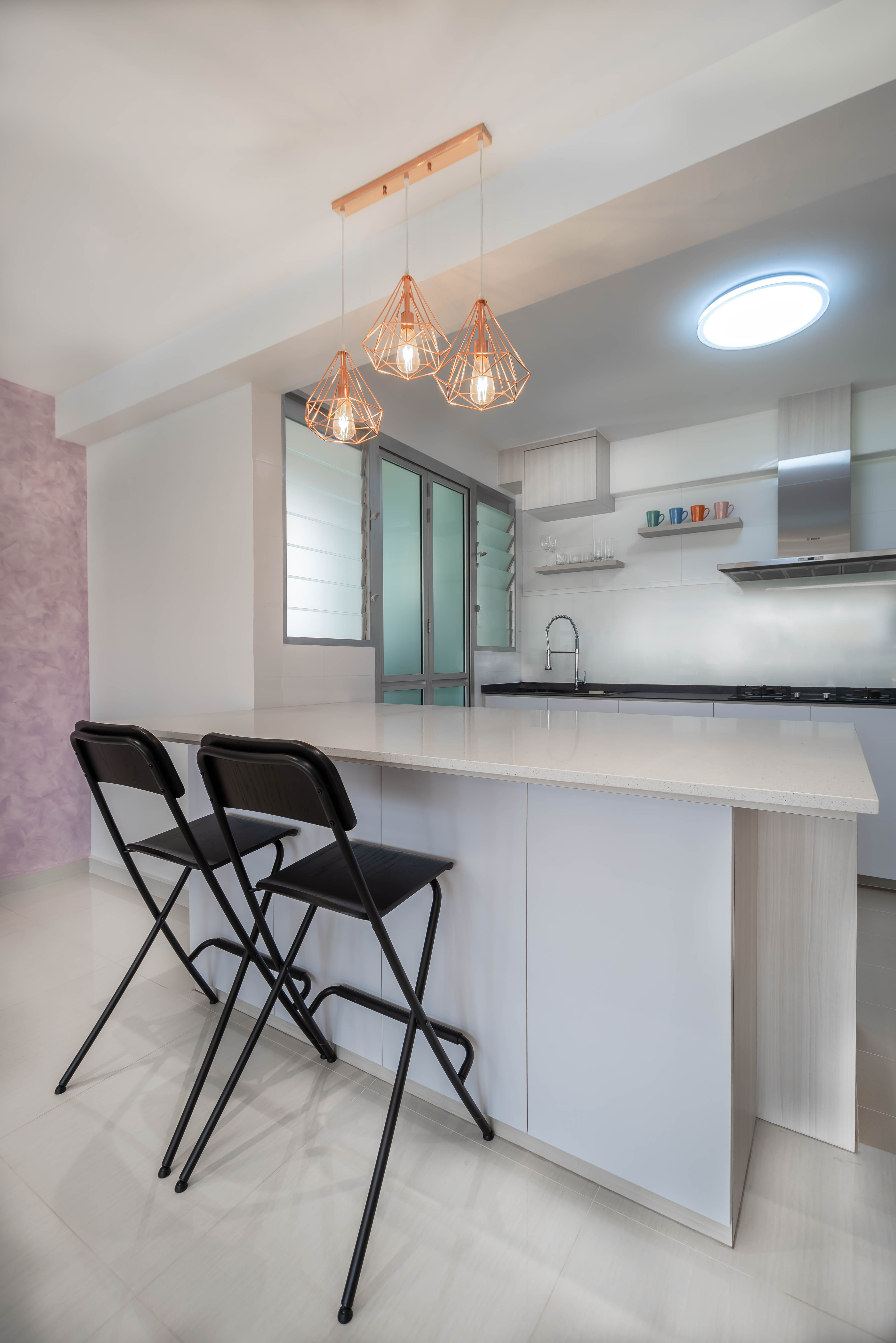 Minimalist Design - Dining Room - HDB 5 Room - Design by Luxurious Design Pte Ltd