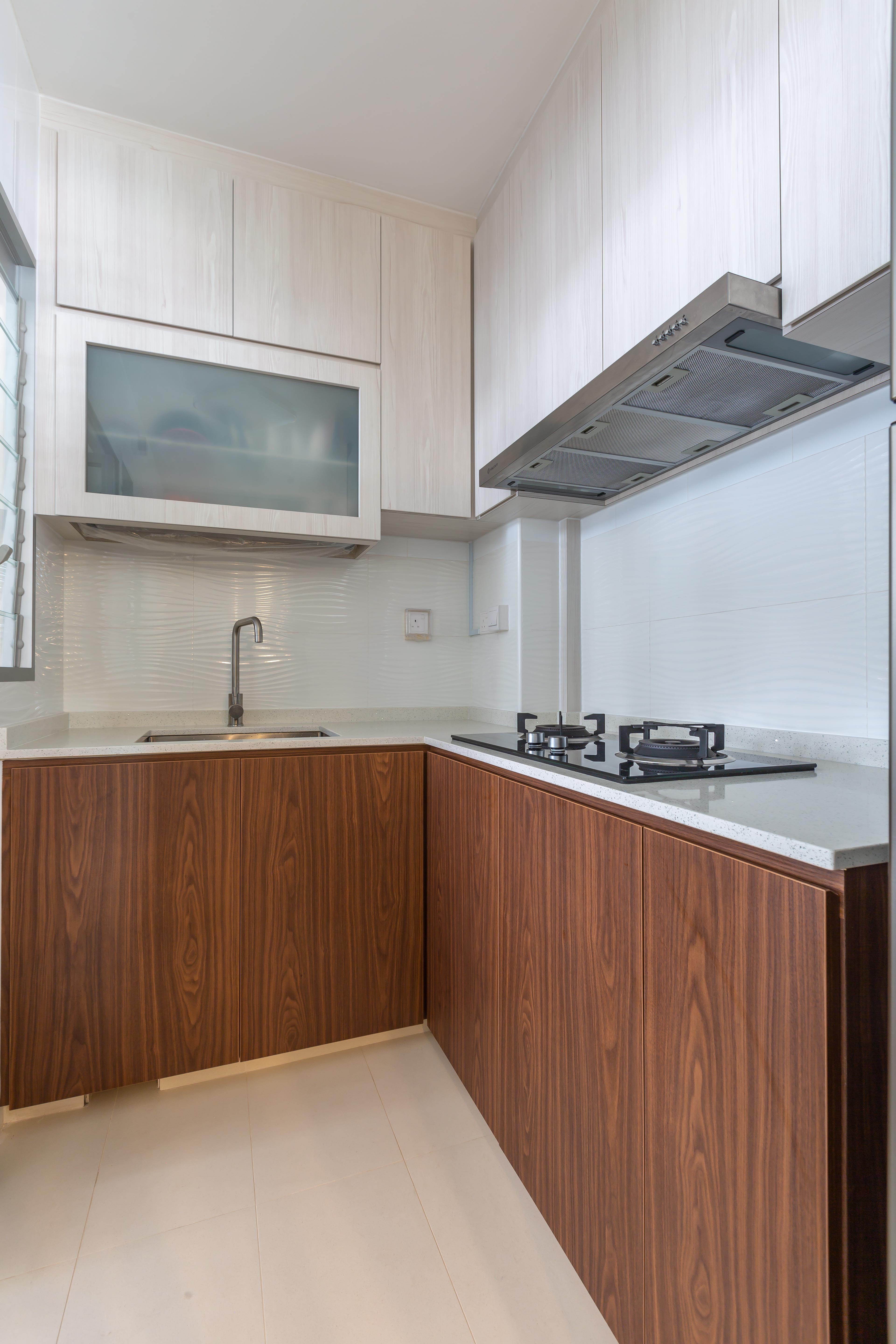 Vintage Design - Kitchen - HDB 3 Room - Design by Luxurious Design Pte Ltd