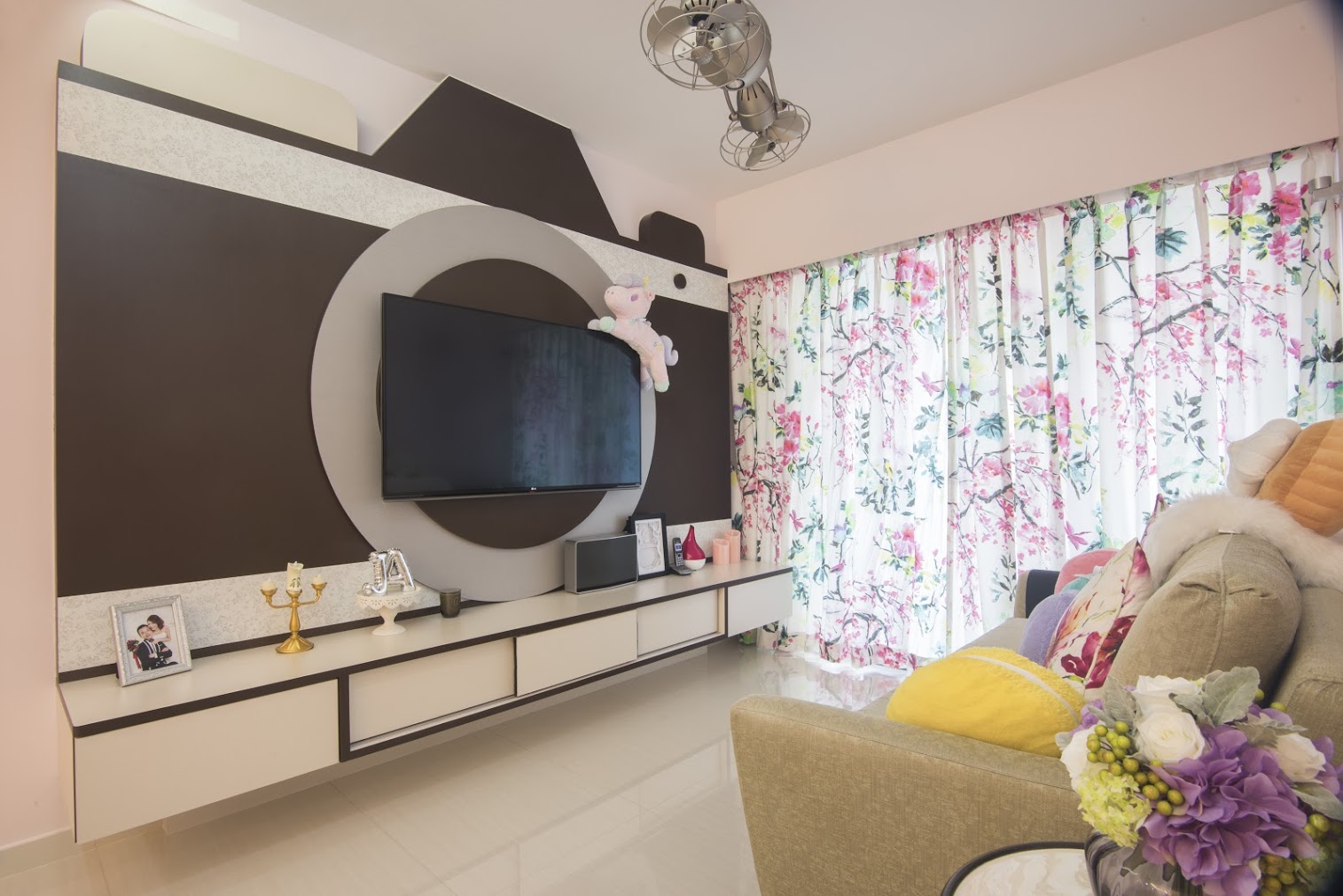 Modern Design - Living Room - HDB 4 Room - Design by Luxurious Design Pte Ltd