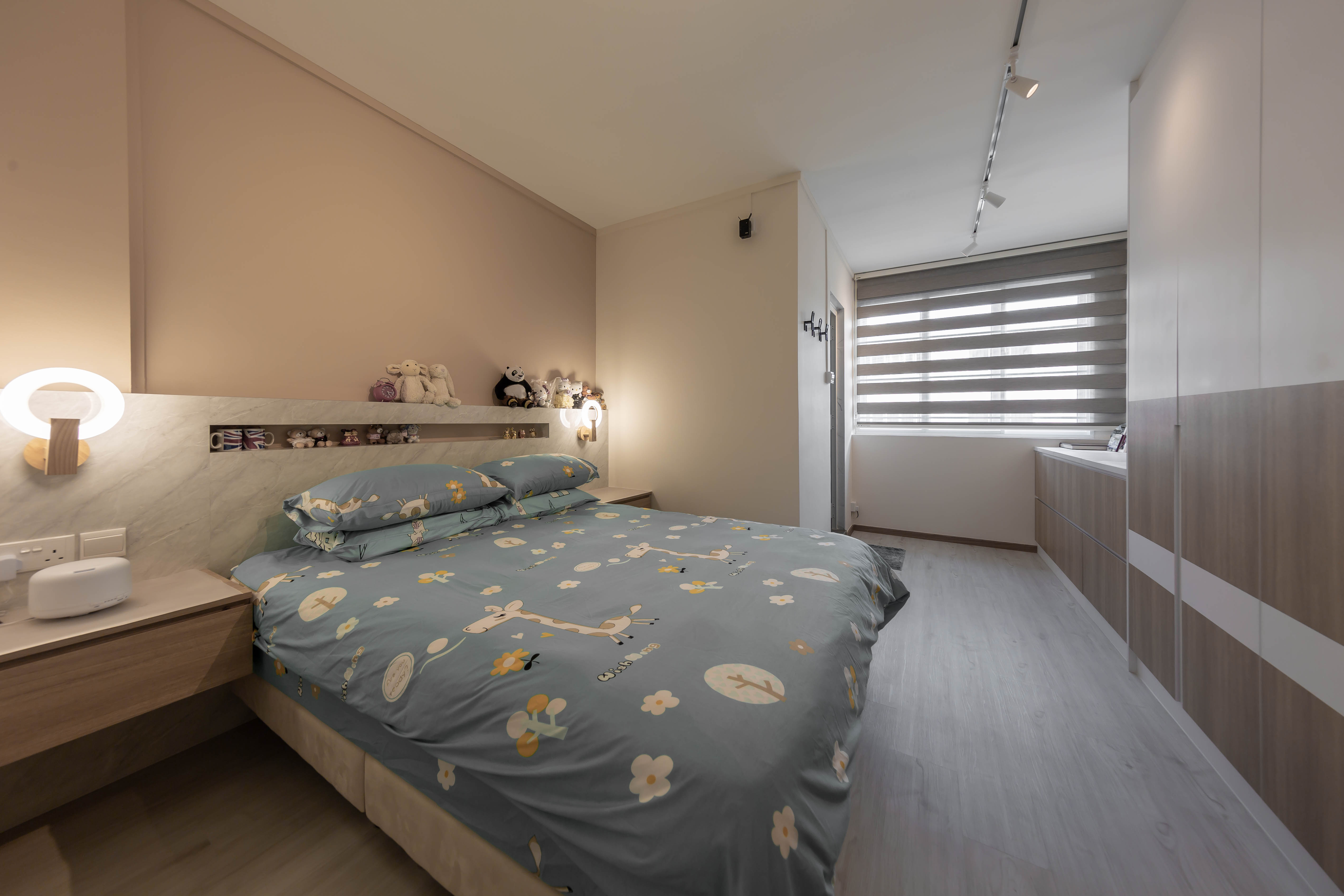 Modern, Scandinavian Design - Bedroom - HDB 4 Room - Design by Luxurious Design Pte Ltd