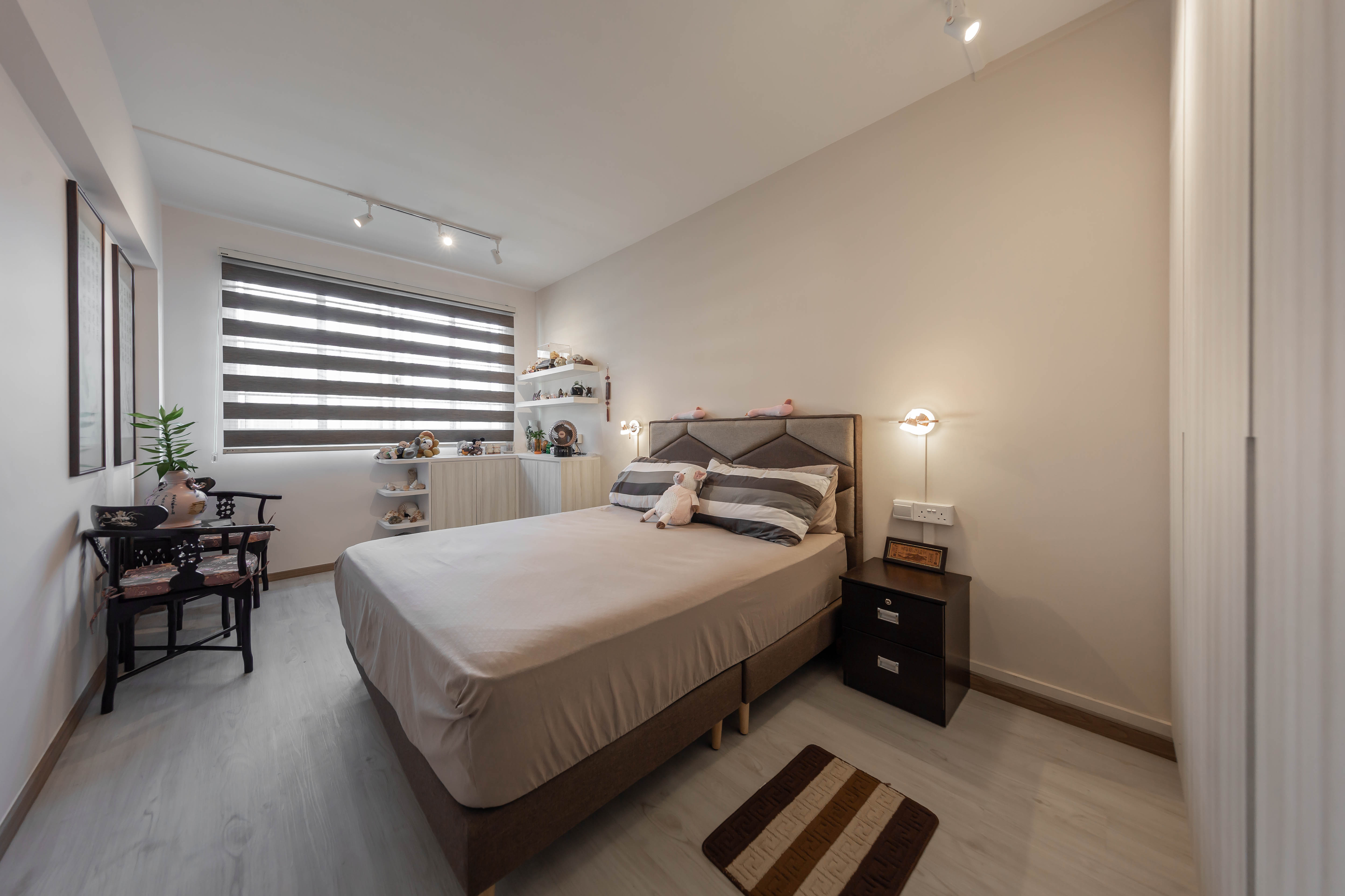 Modern, Scandinavian Design - Bedroom - HDB 4 Room - Design by Luxurious Design Pte Ltd