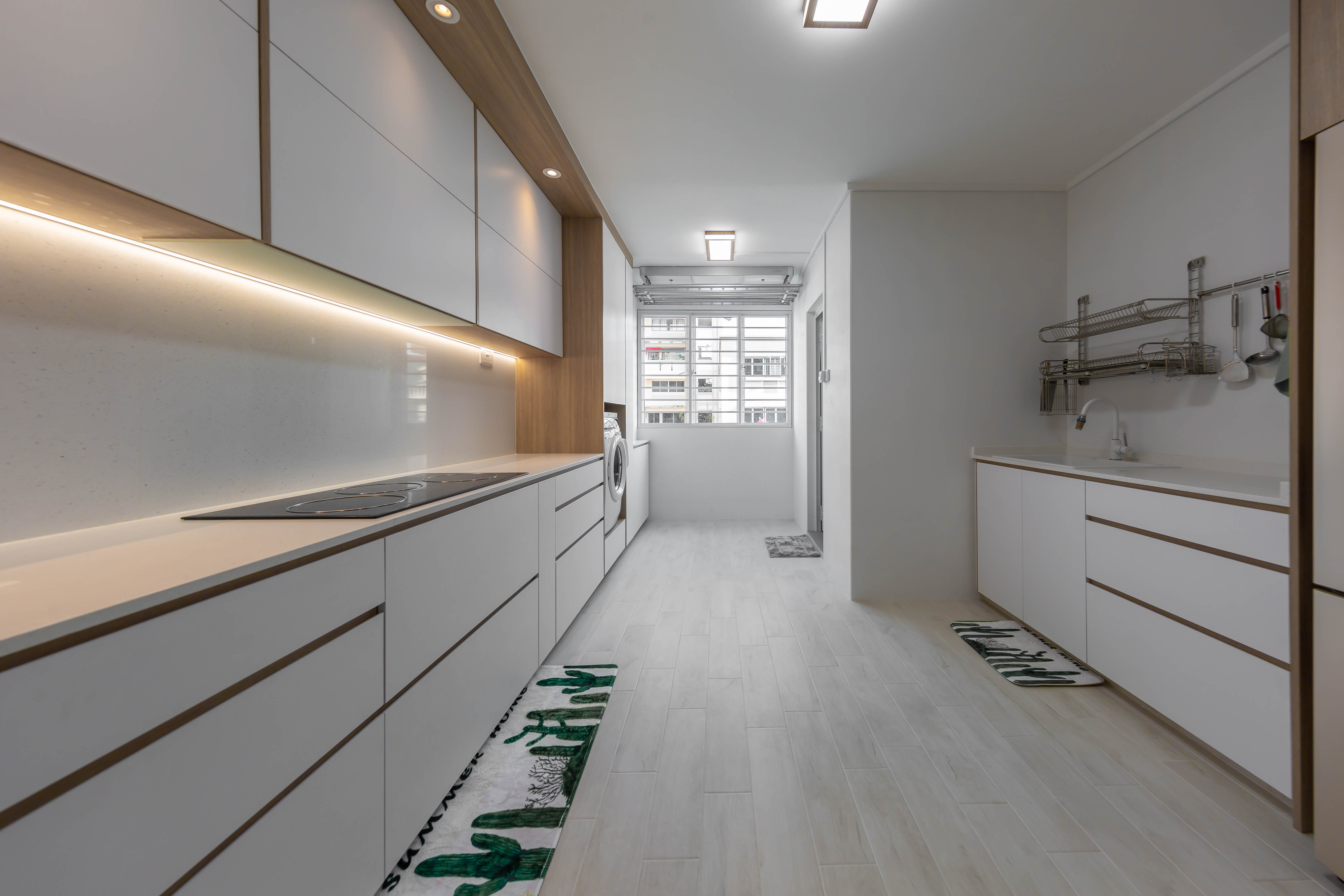 Modern, Scandinavian Design - Kitchen - HDB 4 Room - Design by Luxurious Design Pte Ltd
