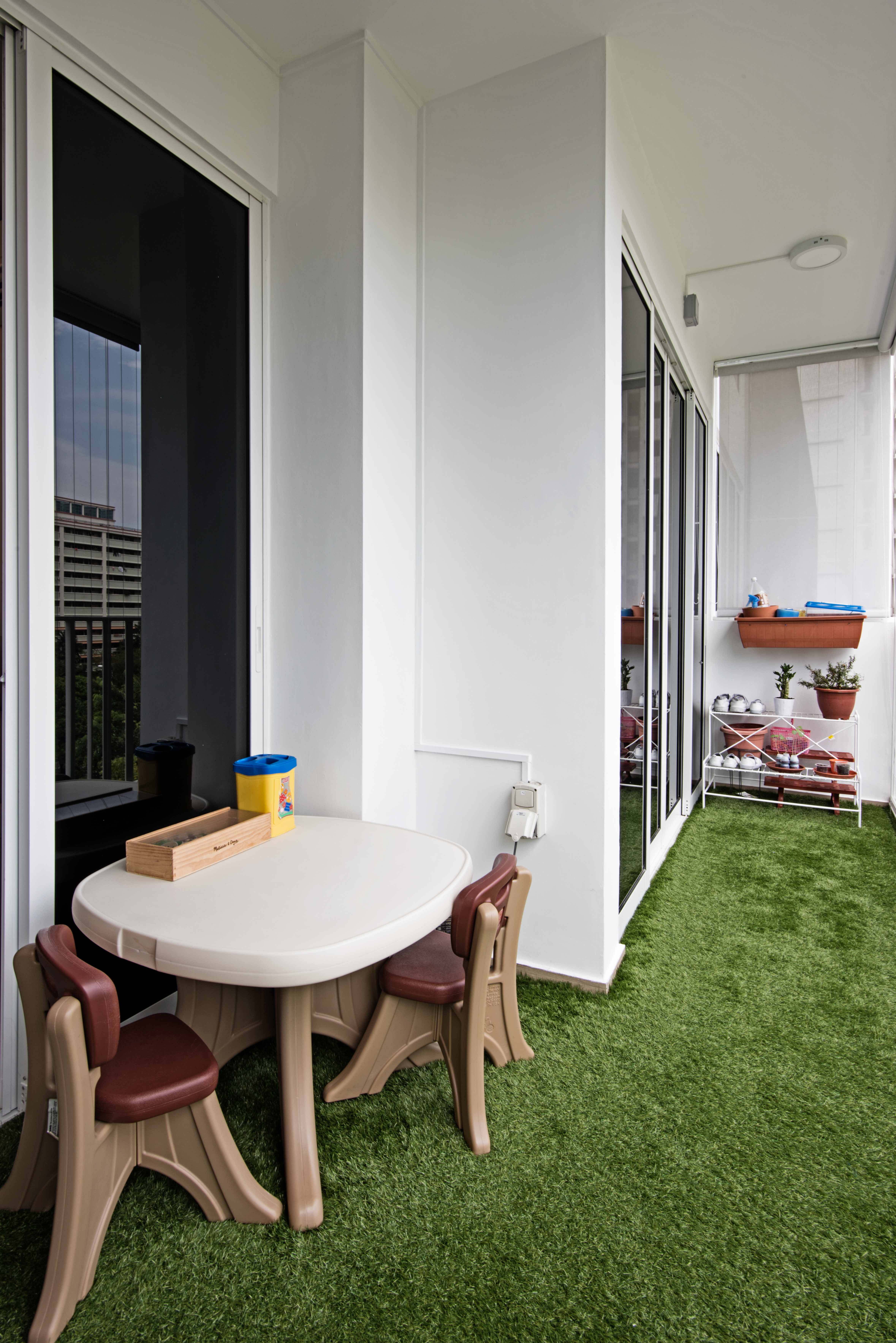 Contemporary, Modern Design - Balcony - Condominium - Design by Luxurious Design Pte Ltd