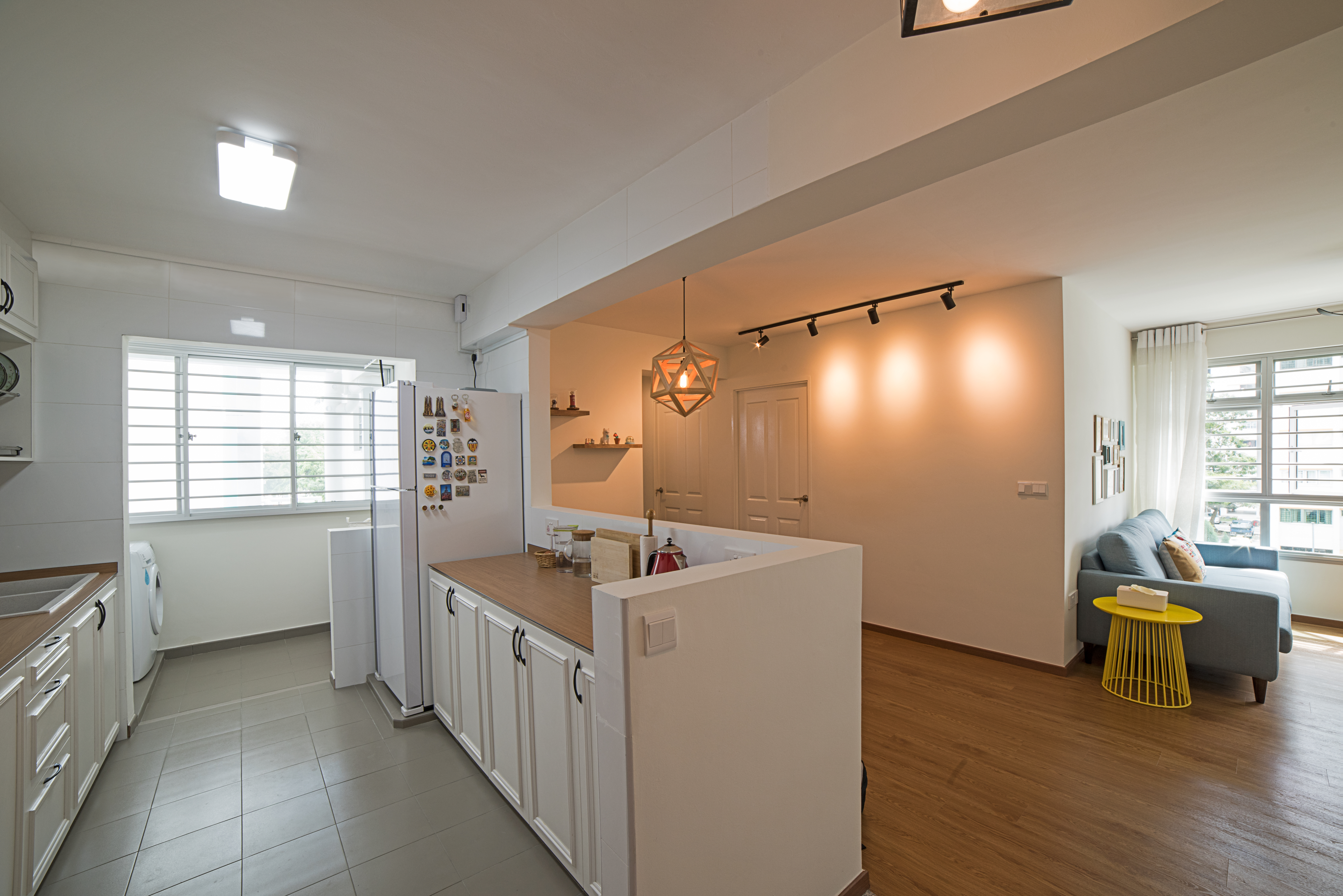 Minimalist, Scandinavian, Vintage Design - Kitchen - HDB 4 Room - Design by Luxurious Design Pte Ltd