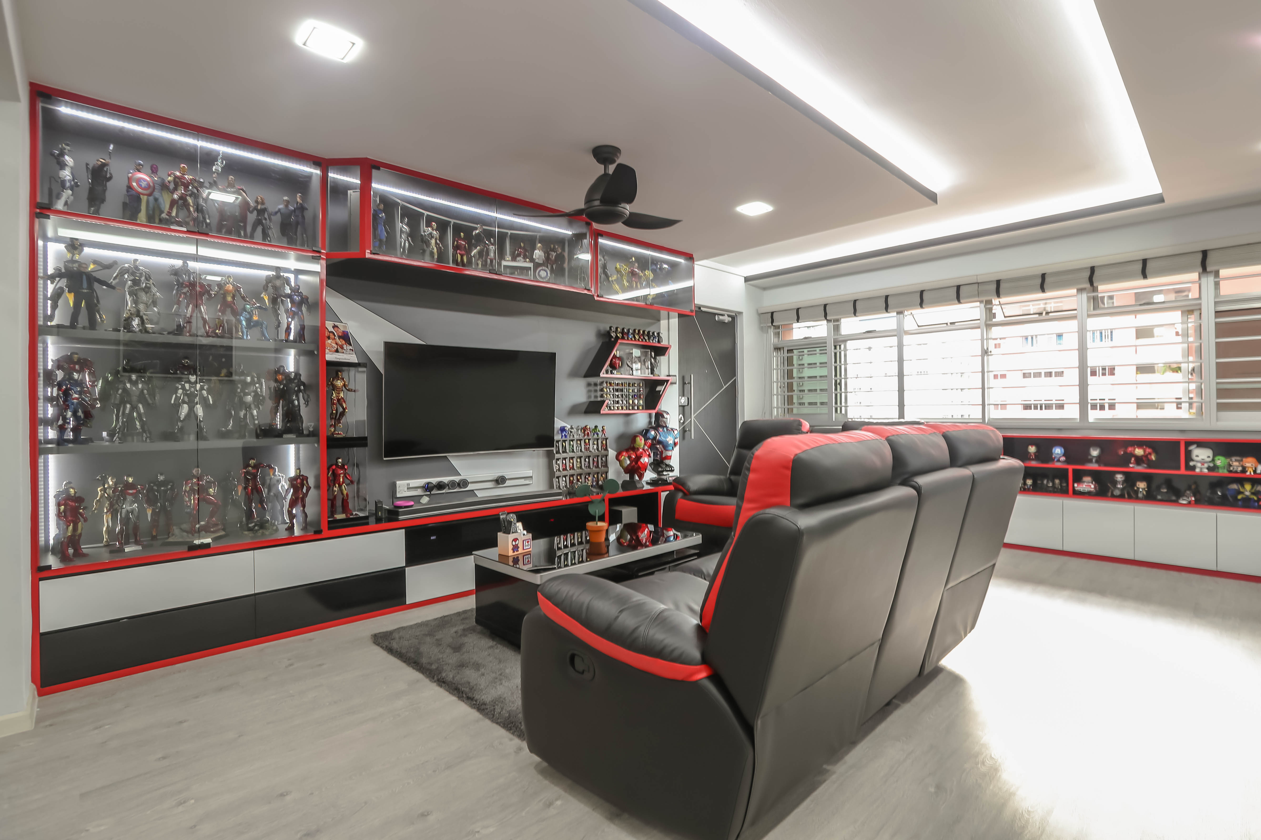 Others Design - Living Room - HDB 5 Room - Design by Luxurious Design Pte Ltd