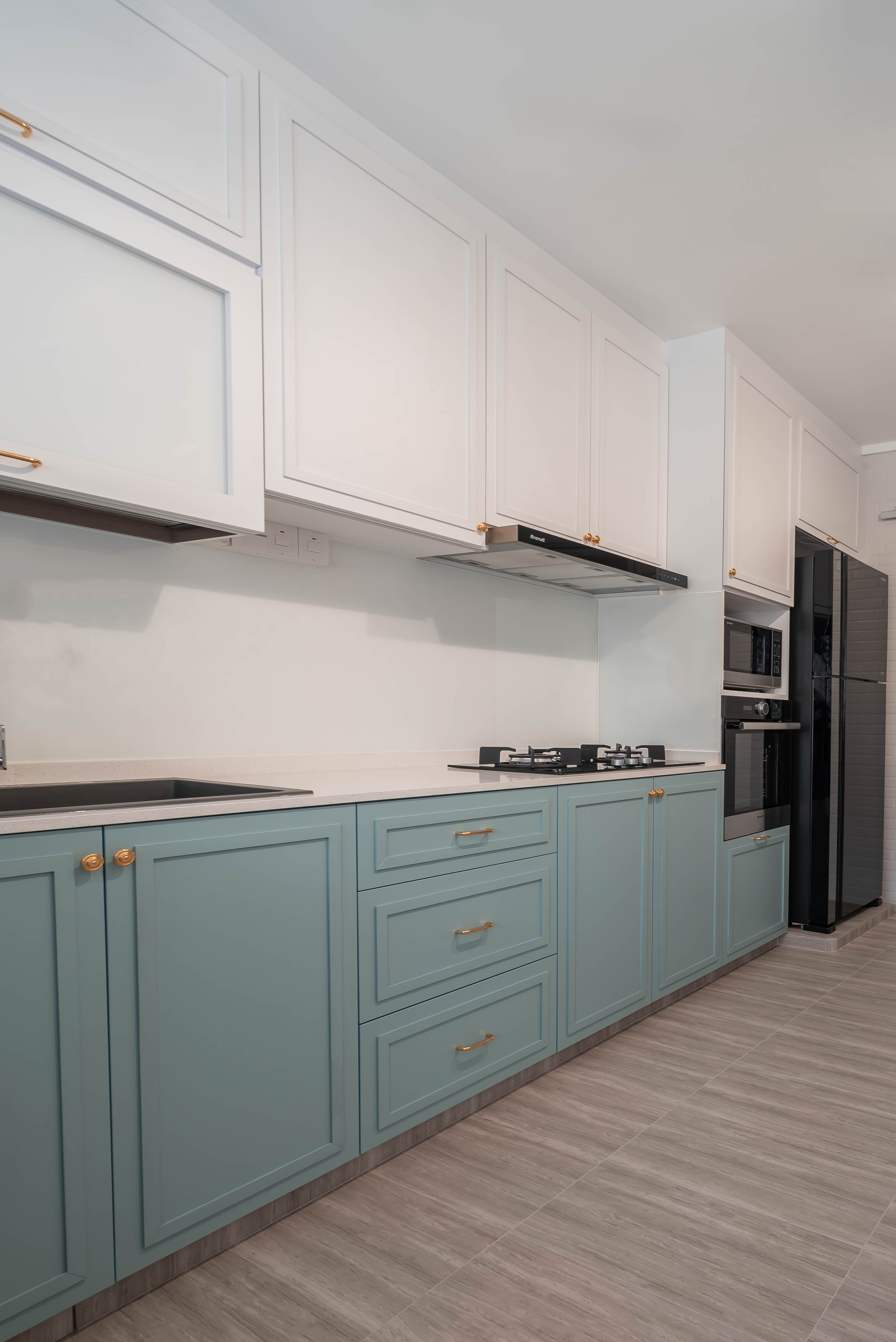 Modern, Victorian Design - Kitchen - HDB 4 Room - Design by Luxurious Design Pte Ltd