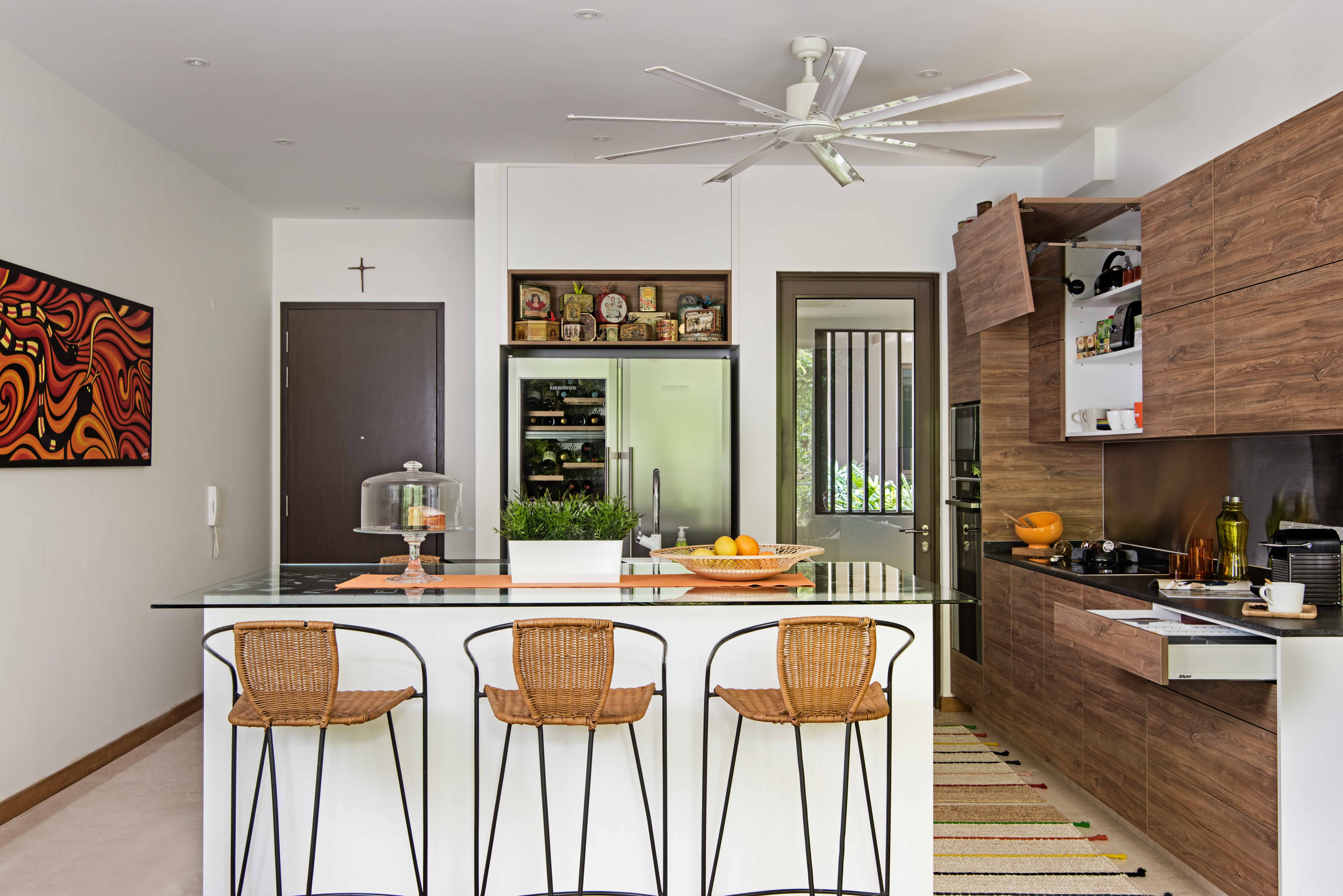 Contemporary, Tropical Design - Kitchen - HDB 4 Room - Design by Luxurious Design Pte Ltd
