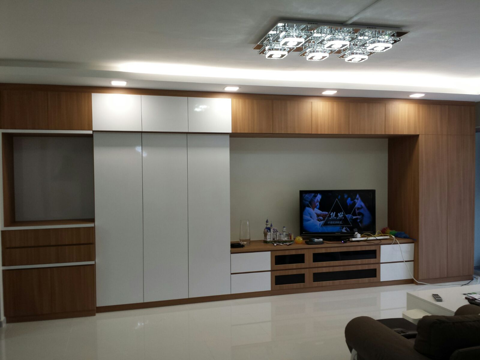 Modern Design - Living Room - HDB 4 Room - Design by Master Design Studio Pte Ltd
