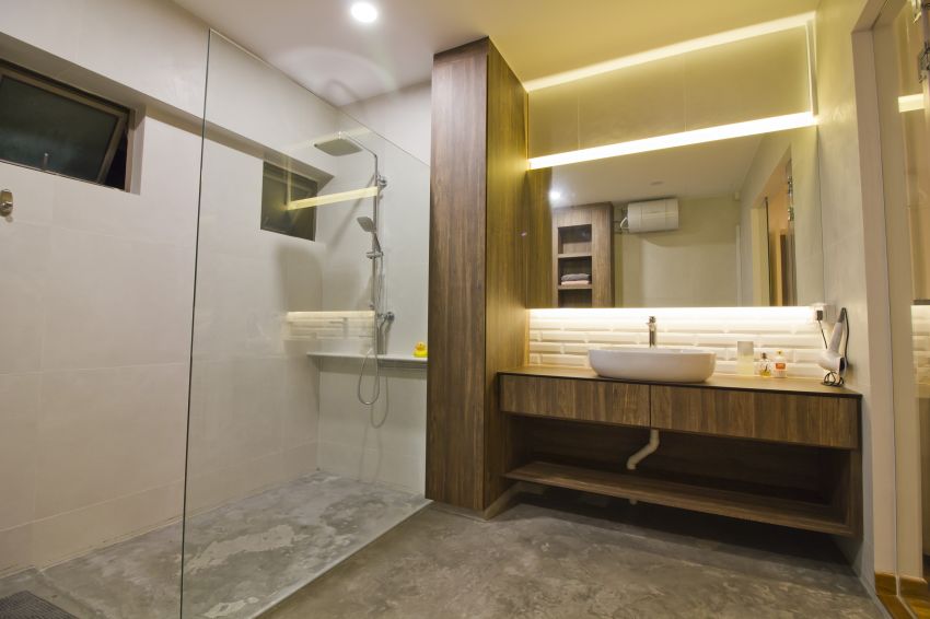 Industrial, Modern Design - Bathroom - HDB Executive Apartment - Design by Met Interior