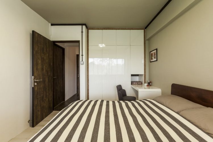 Industrial, Minimalist Design - Bedroom - Condominium - Design by Meter Cube Interiors Pte Ltd
