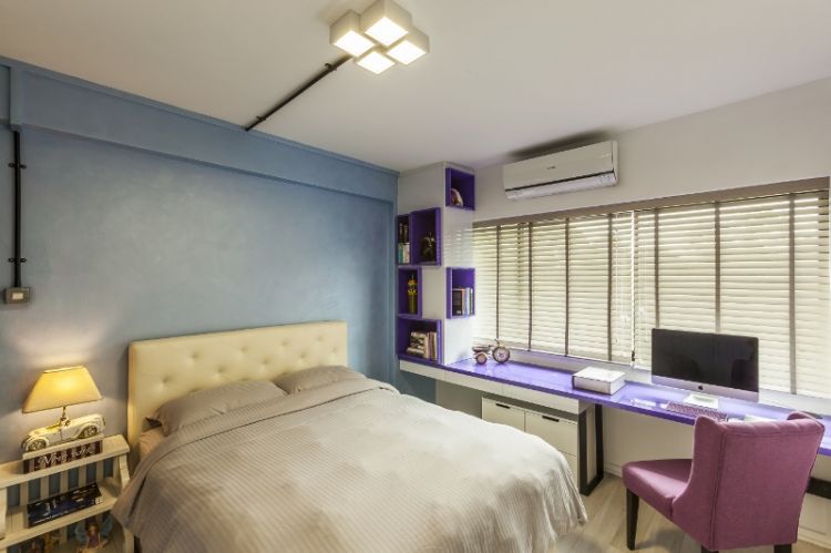 Industrial, Minimalist Design - Bedroom - Condominium - Design by Meter Cube Interiors Pte Ltd