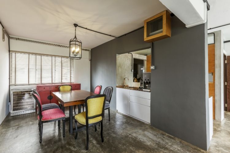Industrial, Minimalist Design - Dining Room - Condominium - Design by Meter Cube Interiors Pte Ltd