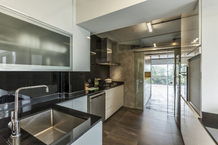 Industrial, Minimalist Design - Kitchen - Condominium - Design by Meter Cube Interiors Pte Ltd