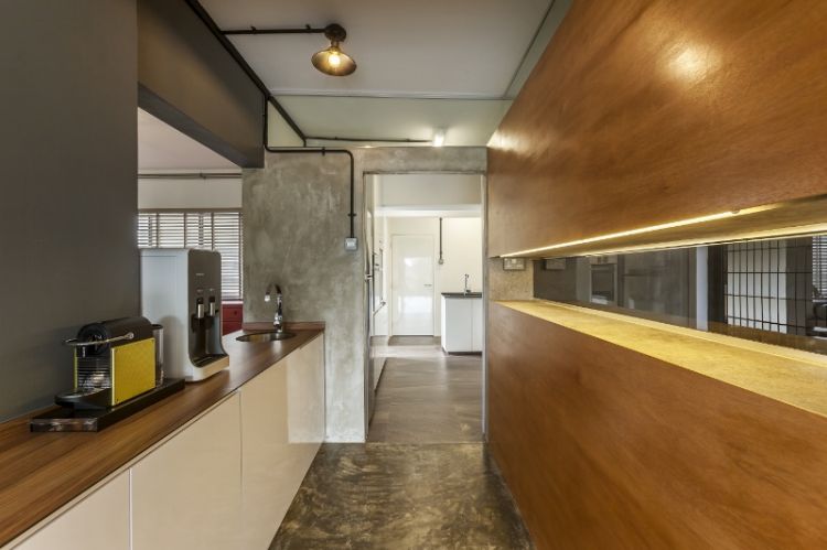 Industrial, Minimalist Design - Kitchen - Condominium - Design by Meter Cube Interiors Pte Ltd
