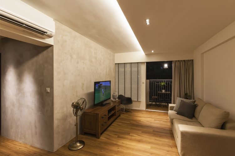 Minimalist, Scandinavian Design - Living Room - HDB 4 Room - Design by Meter Cube Interiors Pte Ltd
